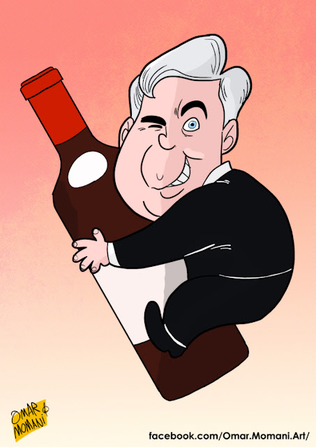 Carlo Ancelotti cartoon