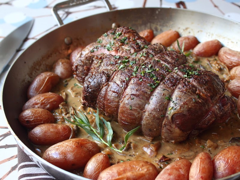 Food Wishes Video Recipes: Roast Tenderloin of Beef with Porcini-Shallot-Tarragon Pan Sauce - It ...
