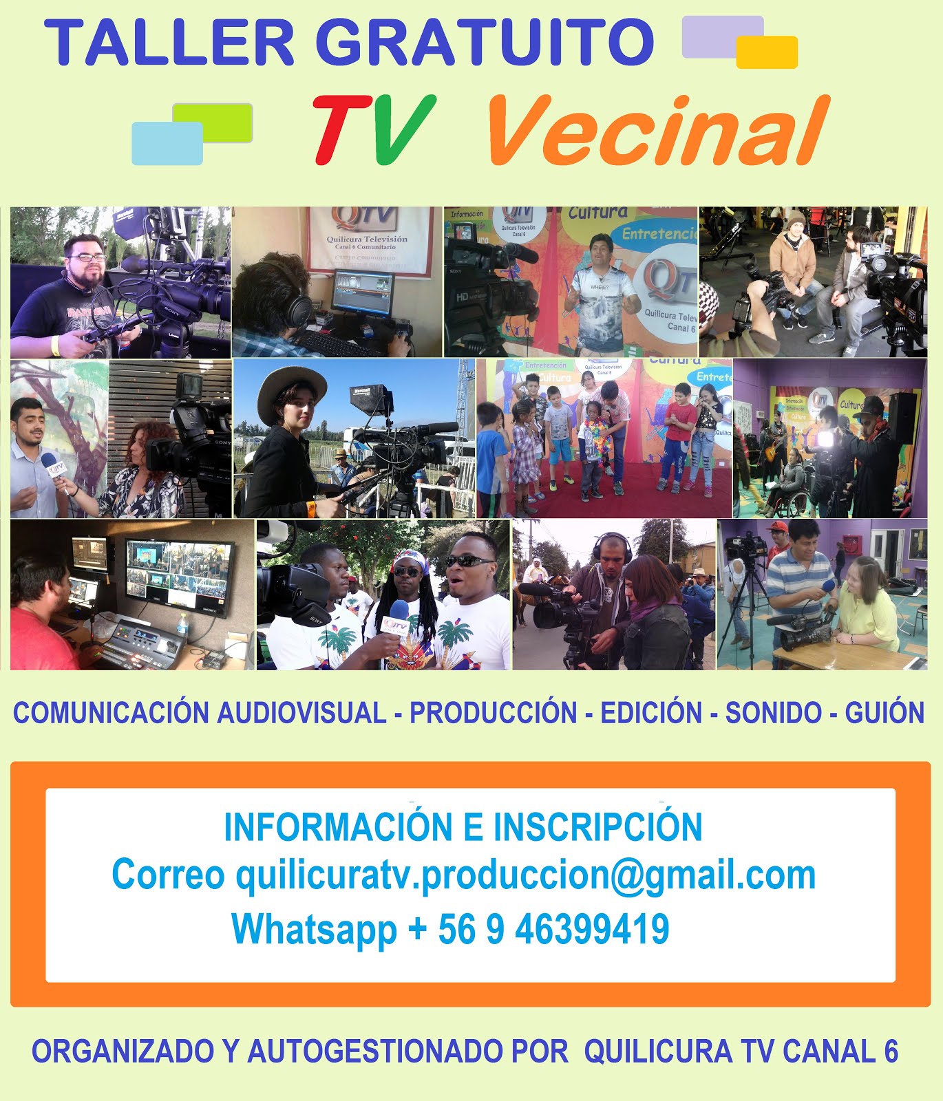 TALLER DE TV VECINAL Gratuito
