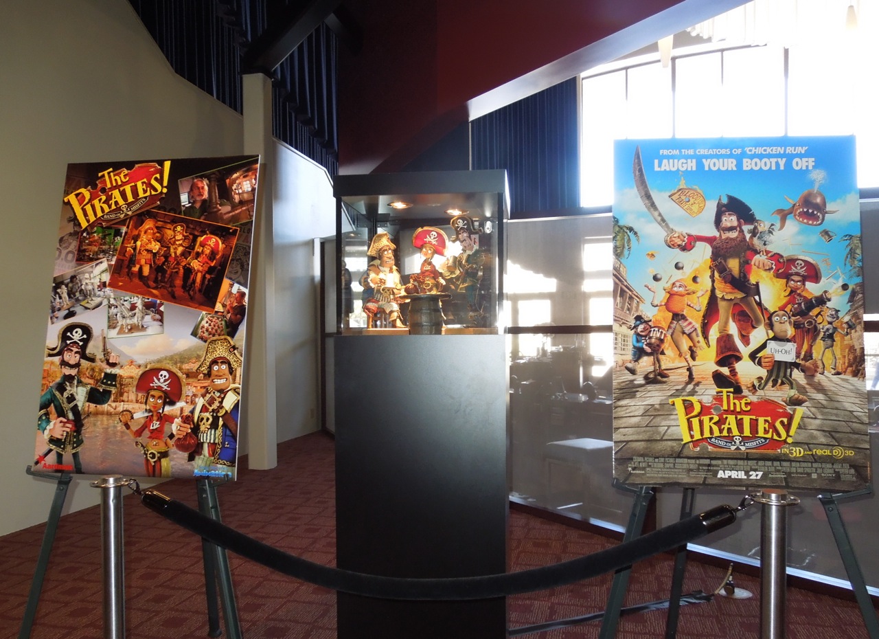 Hollywood Movie Costumes and Props Claymation characters from The Pirates Band of Misfits on