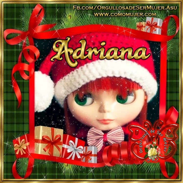 muñequitas de navidad con nombre