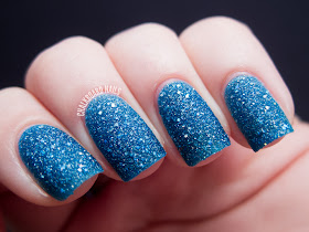 Chalkboard Nails: OPI Get Your Number (Liquid Sand)