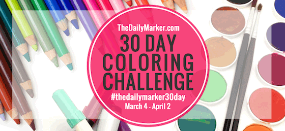 http://www.thedailymarker.com/2015/03/day-one-30-day-coloring-challenge-giveaway/