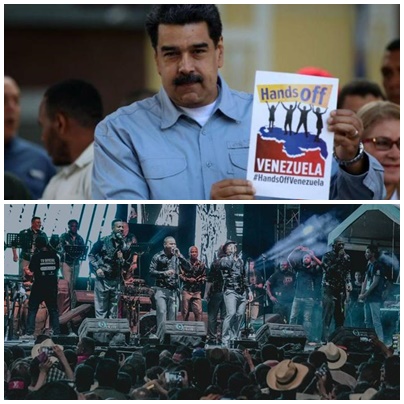 Hands Off Venezuela, el contraconcierto al que apuesta Maduro
