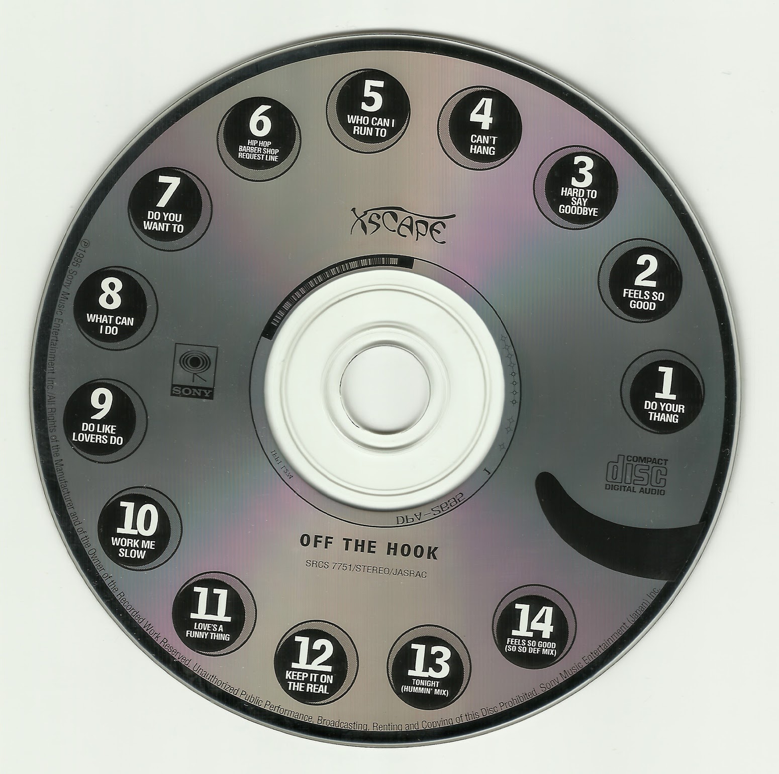 THE CRACK FACTORY XscapeOff_The_Hook(JP_Retail)1995Y2H_INT