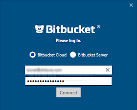 Login to Bitbucket account from Visual Studio Team Explorer