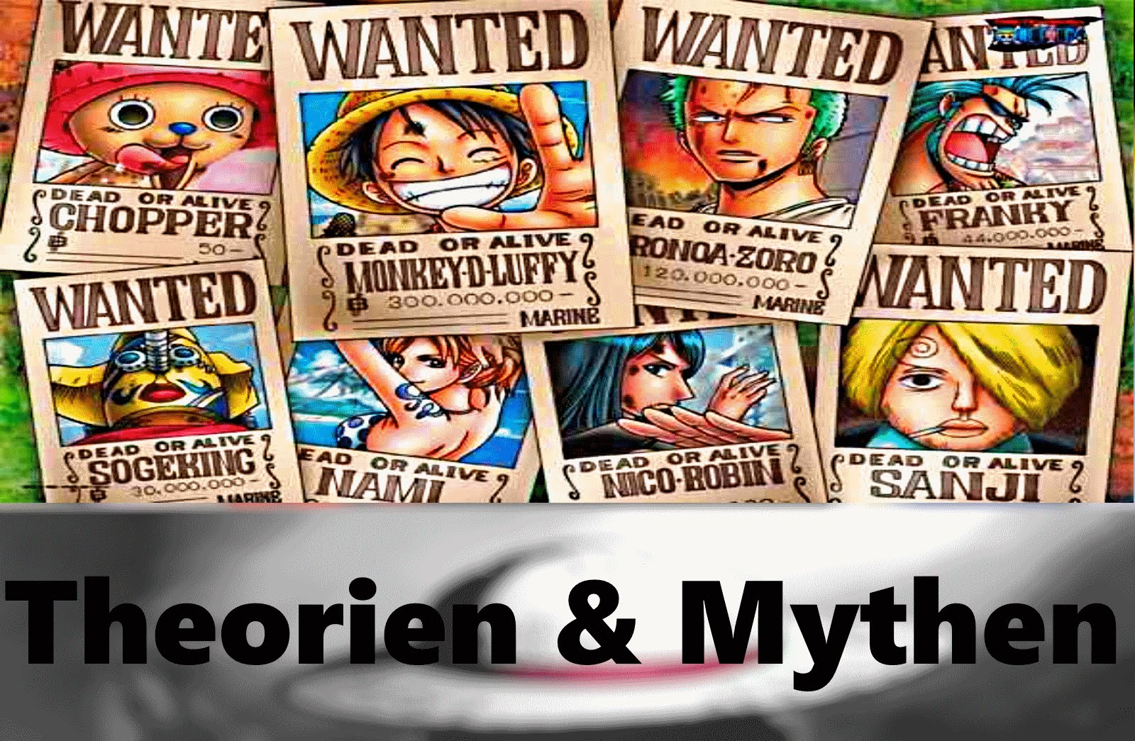 one piece kopfgelder - woodenbild :)