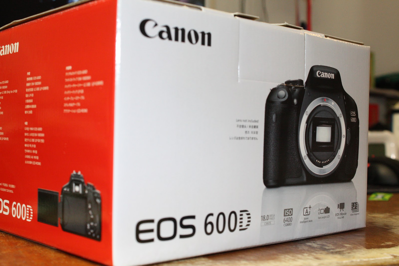 canon 600d box