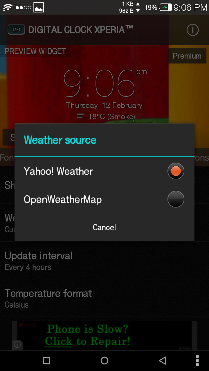 Play Droid Digital Clock Widget Xperia
