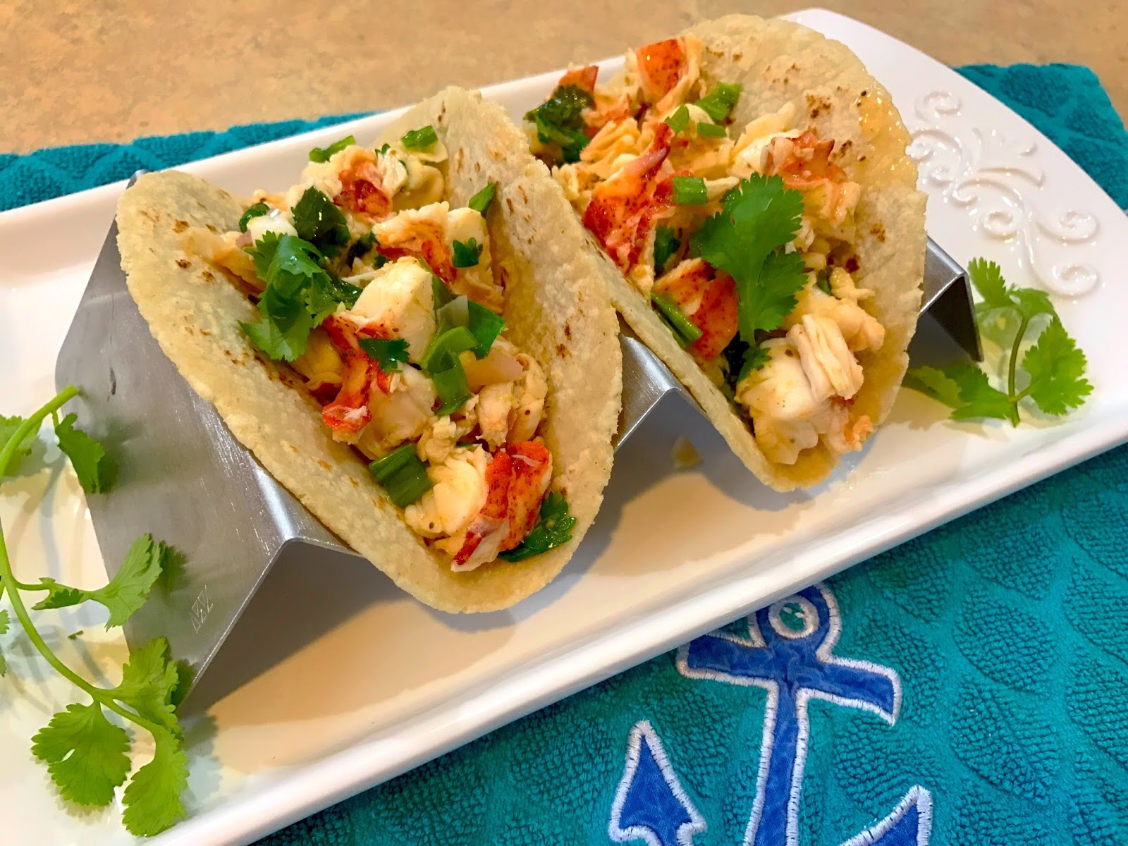 Points In My Life Lobster Roll Tacos