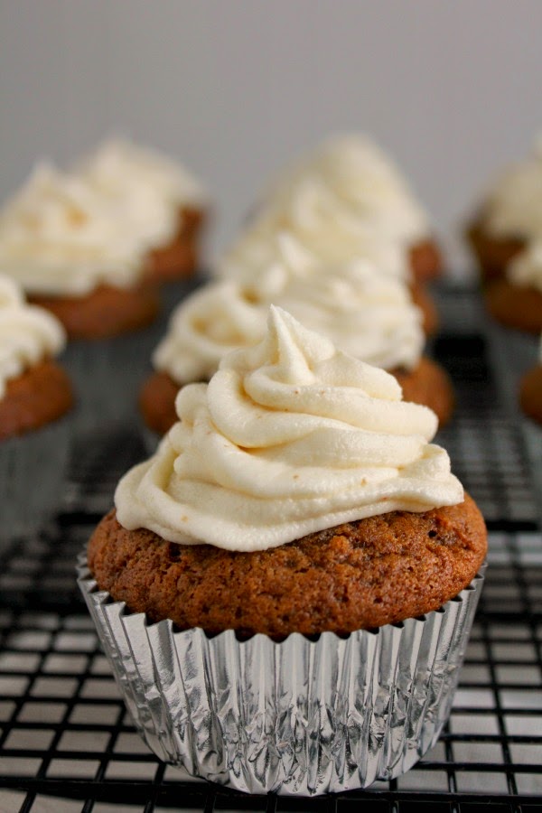 Ginger Spice Cupcakes with Browned Butter Frosting | The Chef Next Door