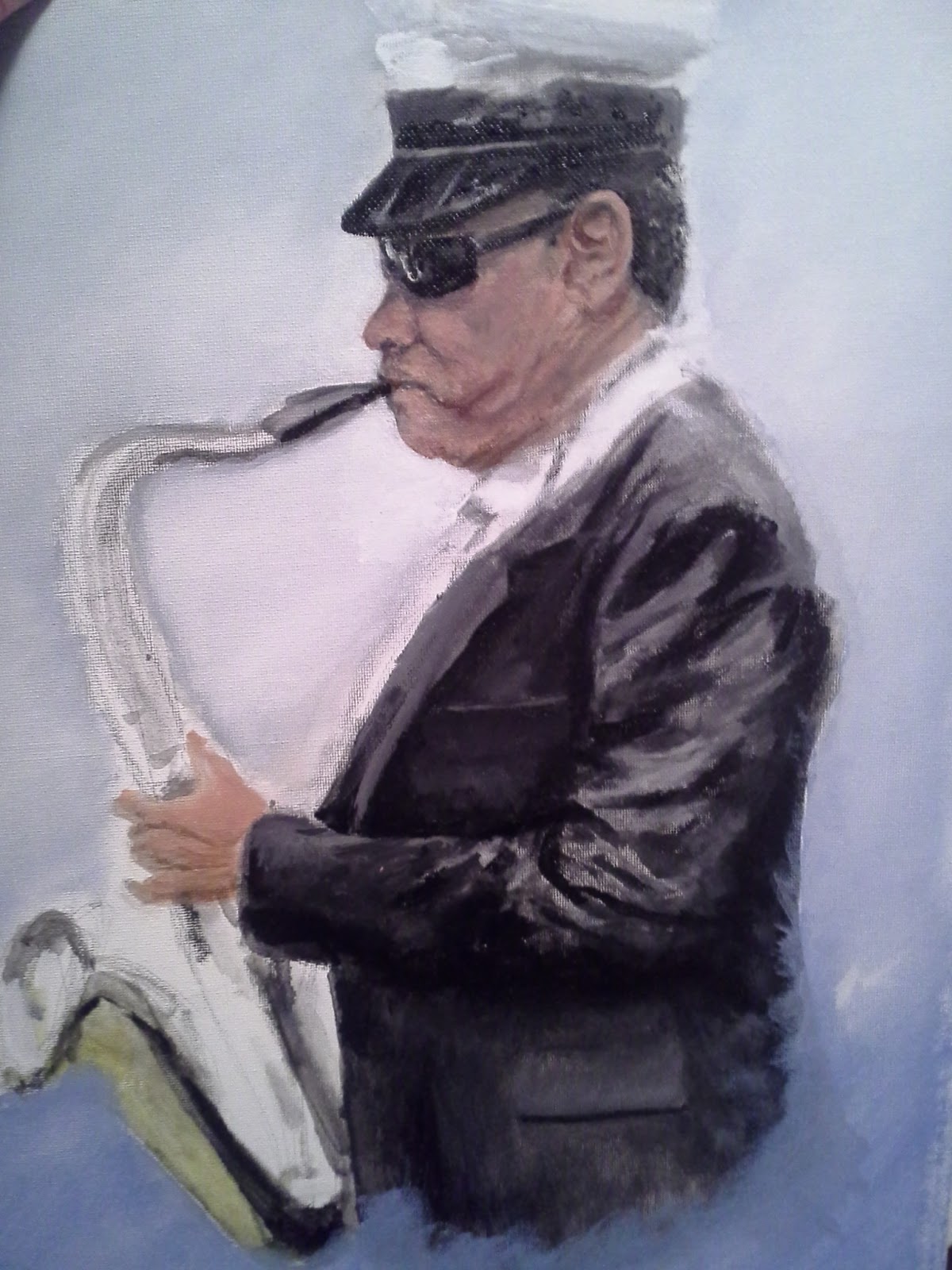 PAINTINGS FROM New Orleans New Orleans JazzSaxophone Player