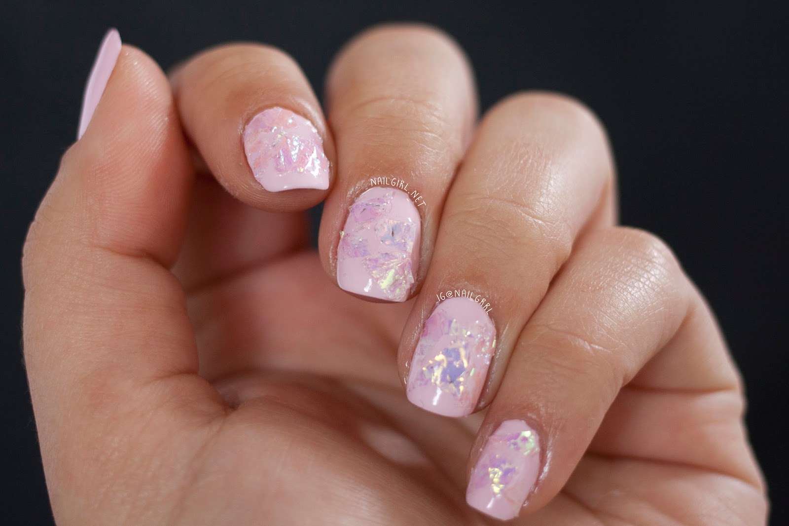 2. 10 Glass Nail Art Designs That Will Make Your Nails Shine - wide 6