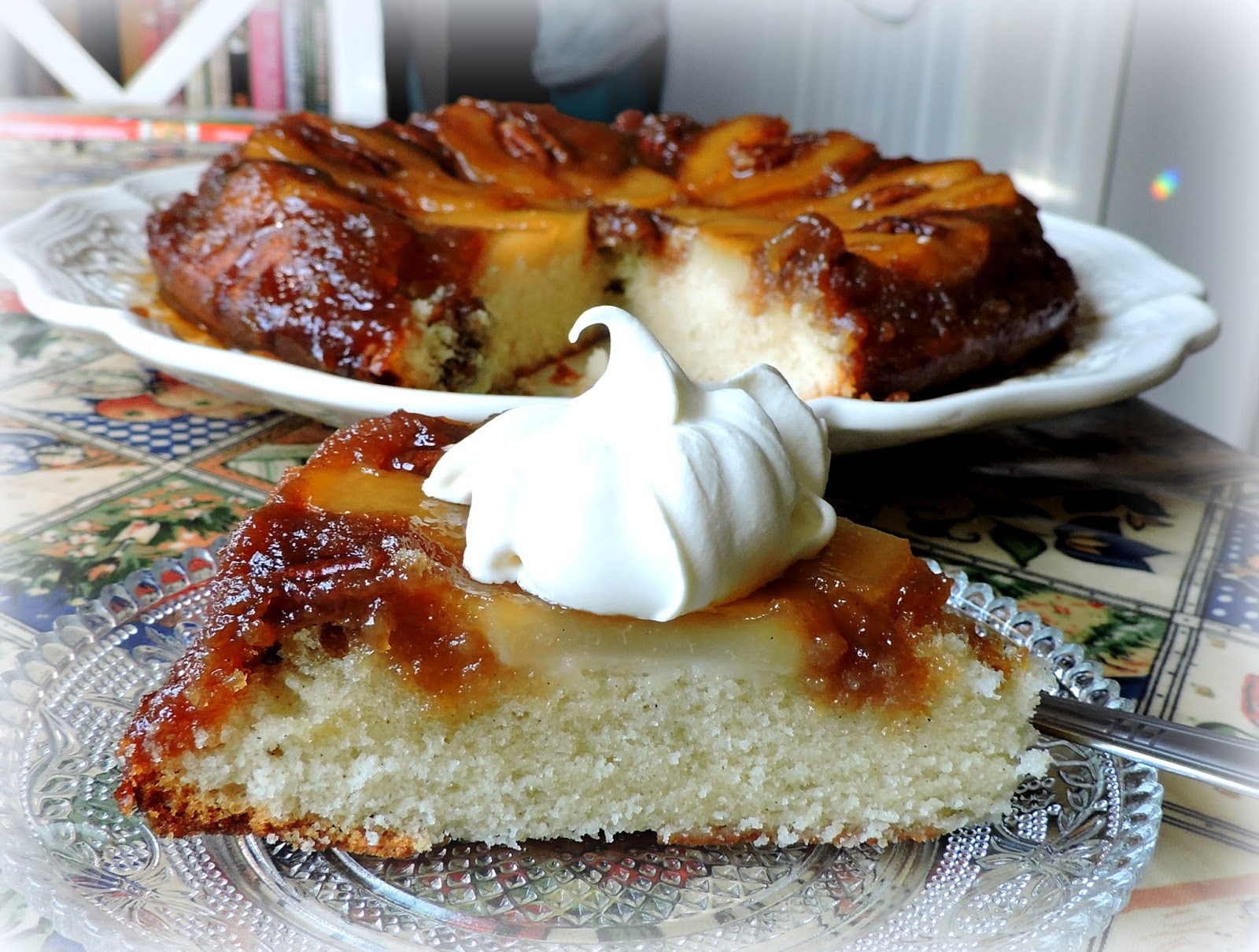 Pear & Maple Upsidedown Cake The English Kitchen