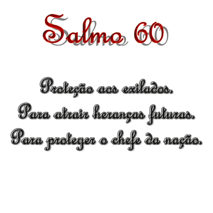 Salmo 60 Salmos