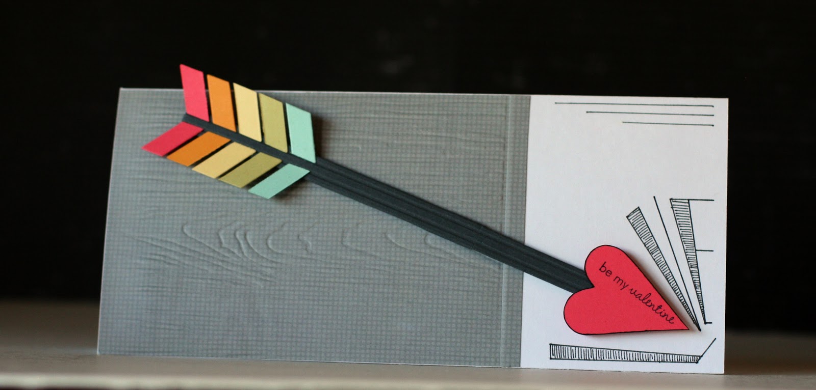 Notable Nest: Valentine's Day Arrow Card