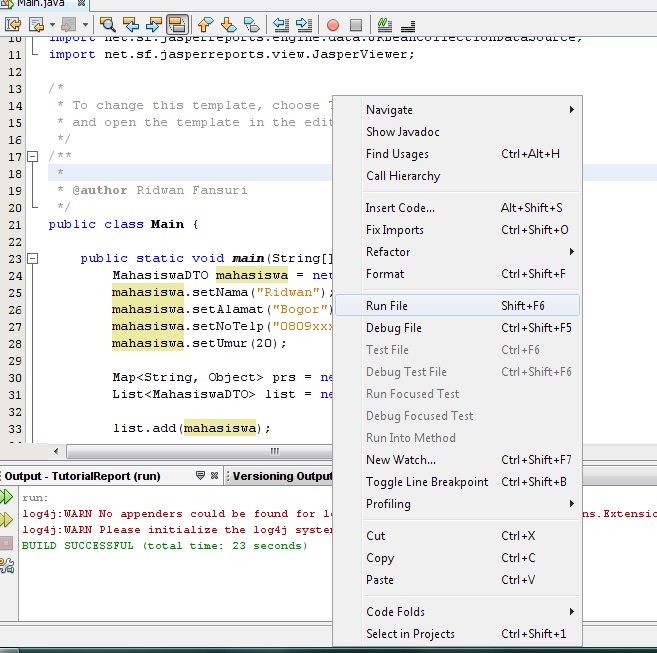 Go test file. File test.