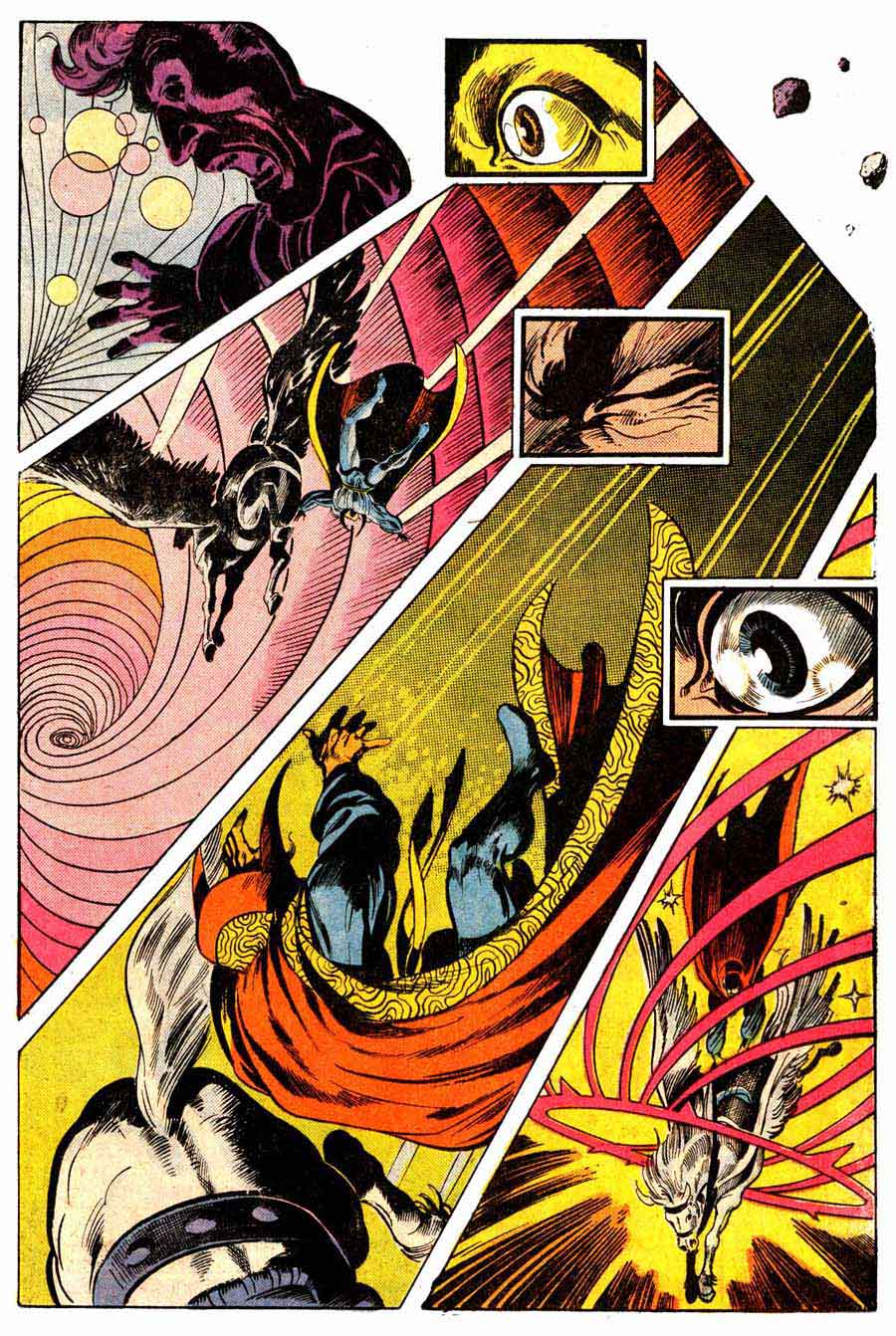 Frank Brunner bronze age 1970s marvel comic book page art - Doctor Strange v2 #4