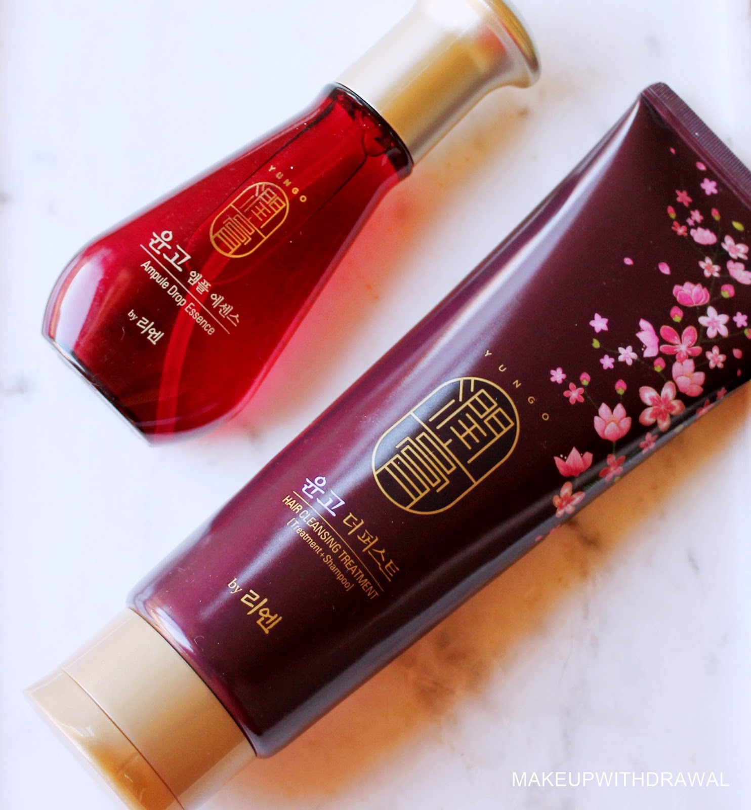 [Yungo by ReEn] The First Hair Cleansing Treatment & Ampule Drop Essence Makeup Withdrawal