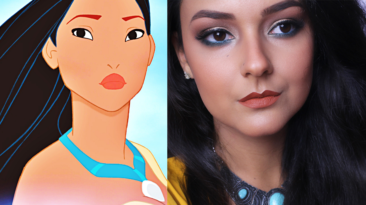 Coisas de Jéssica MAQUIAGEM POCAHONTAS INSPIRAÇÃO POCAHONTAS MAKEUP TUTORIAL
