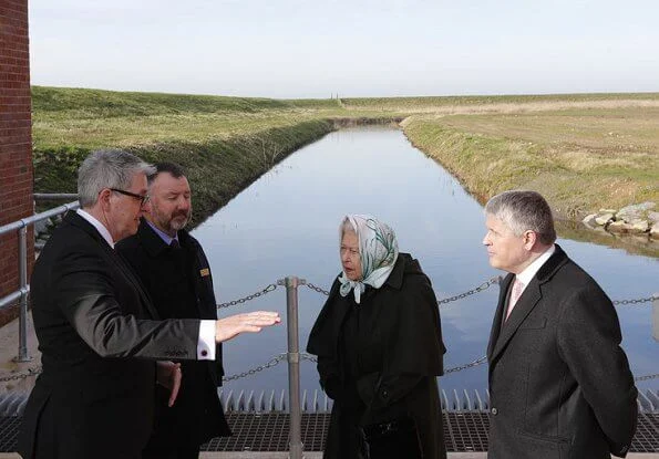 Queen Elizabeth opened a newly rebuilt facility 72 years after her father, King George VI, opened the original station