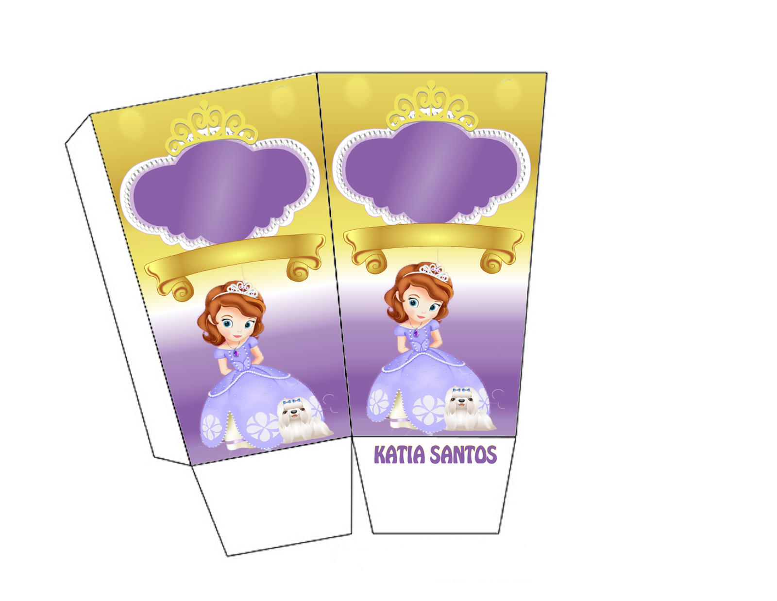Sofía Primera Cajas para Imprimir Gratis. Cajas para Imprimir Gratis de Sofía Primera.