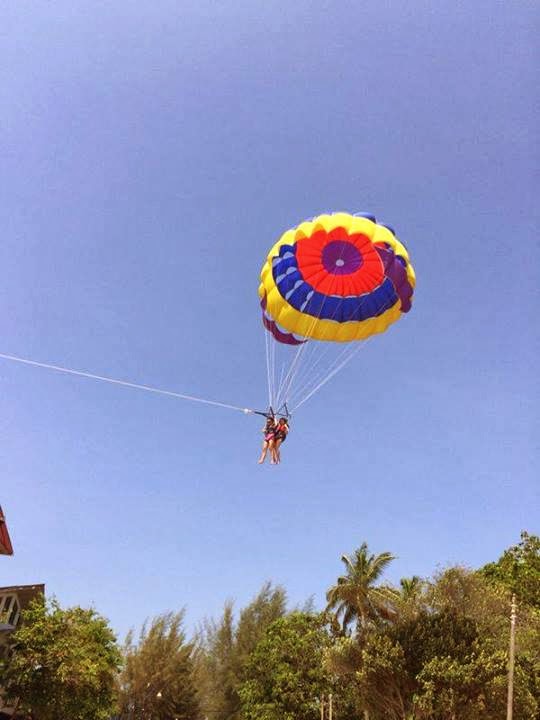 2014 Langkawi Trip-1st time Parachute
