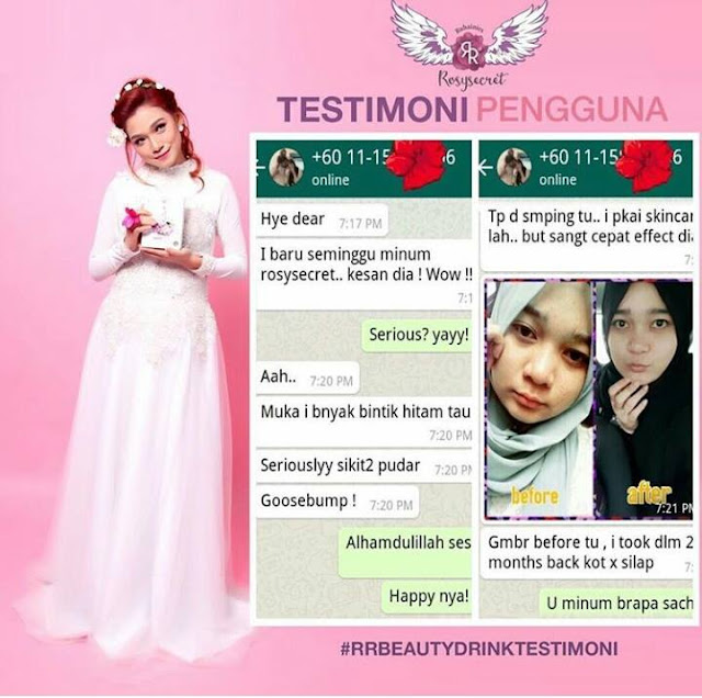 Miliki Kulit Cantik Seperti Ruhainies Dengan Ruhainies Rosysecret Beauty Drink