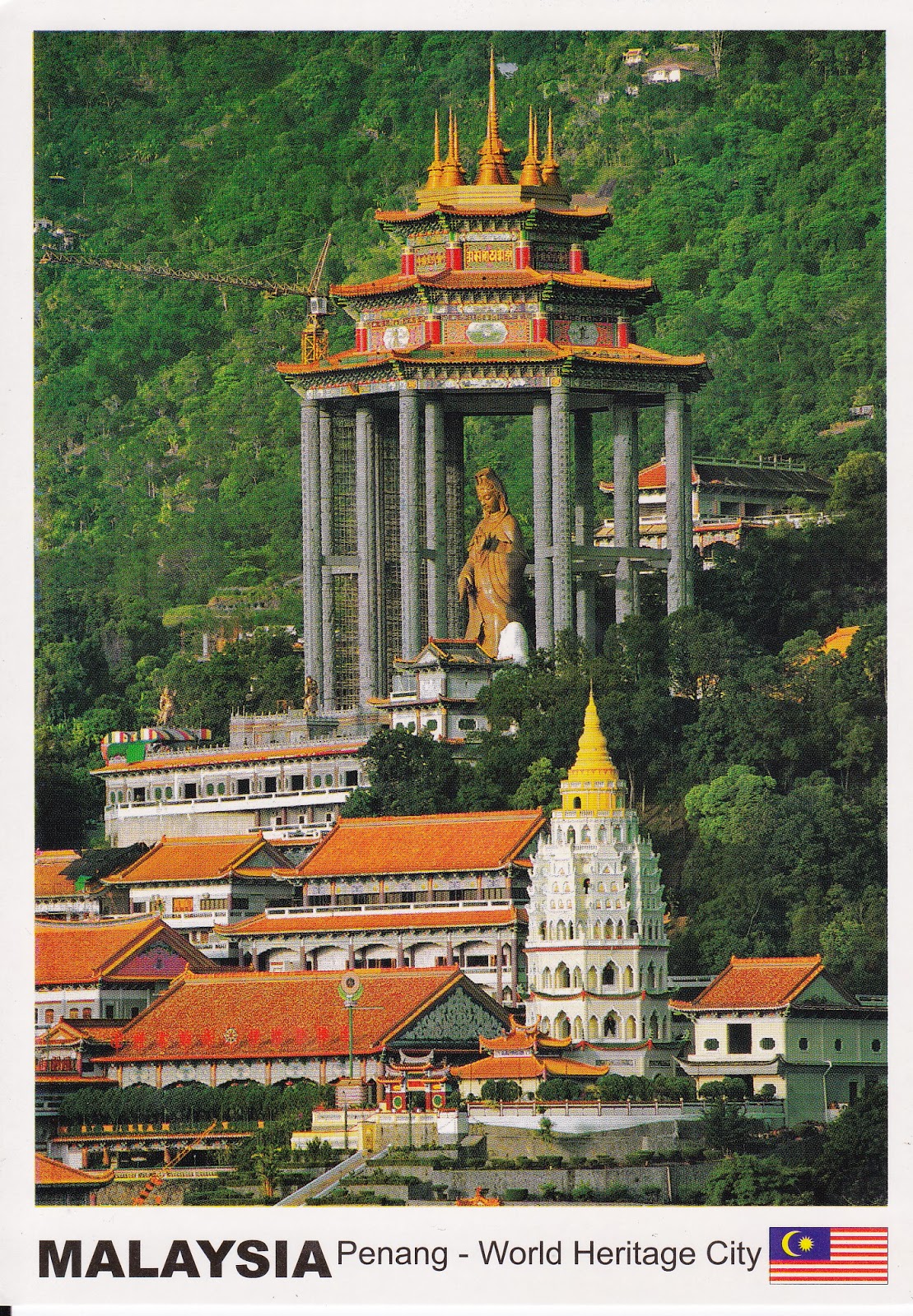 Postcards and Stamps : Postcards From Penang Island , Malaysia