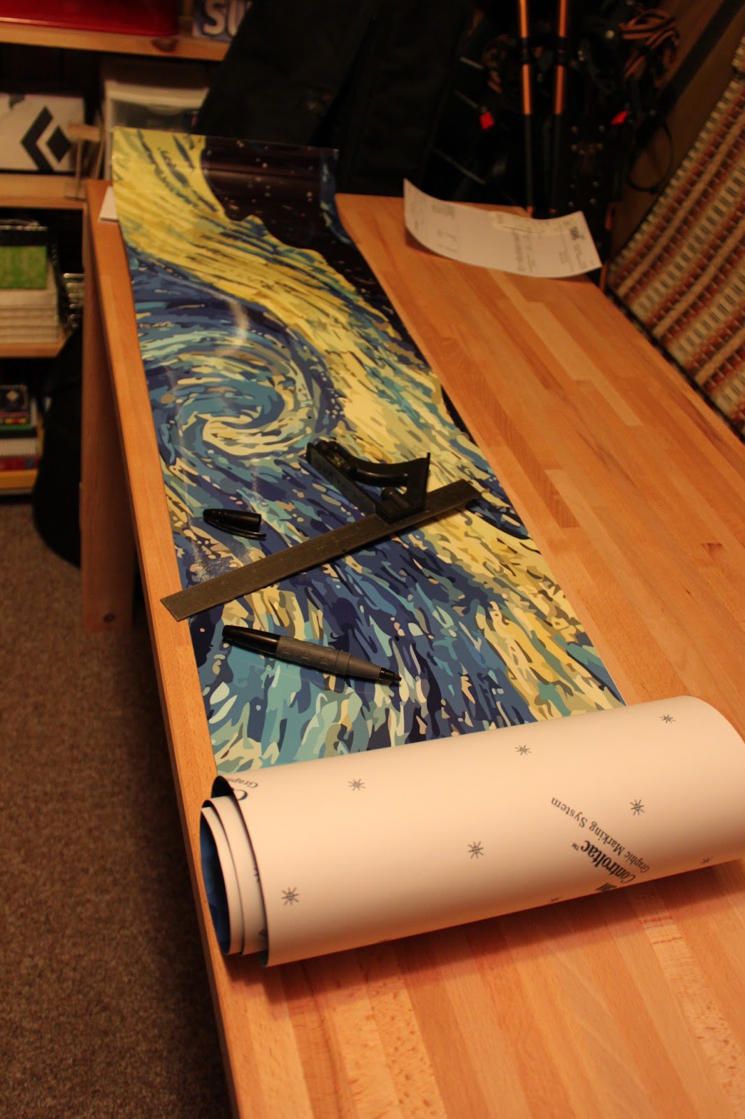 Gray Area Custom Ski/Snowboard Topsheet