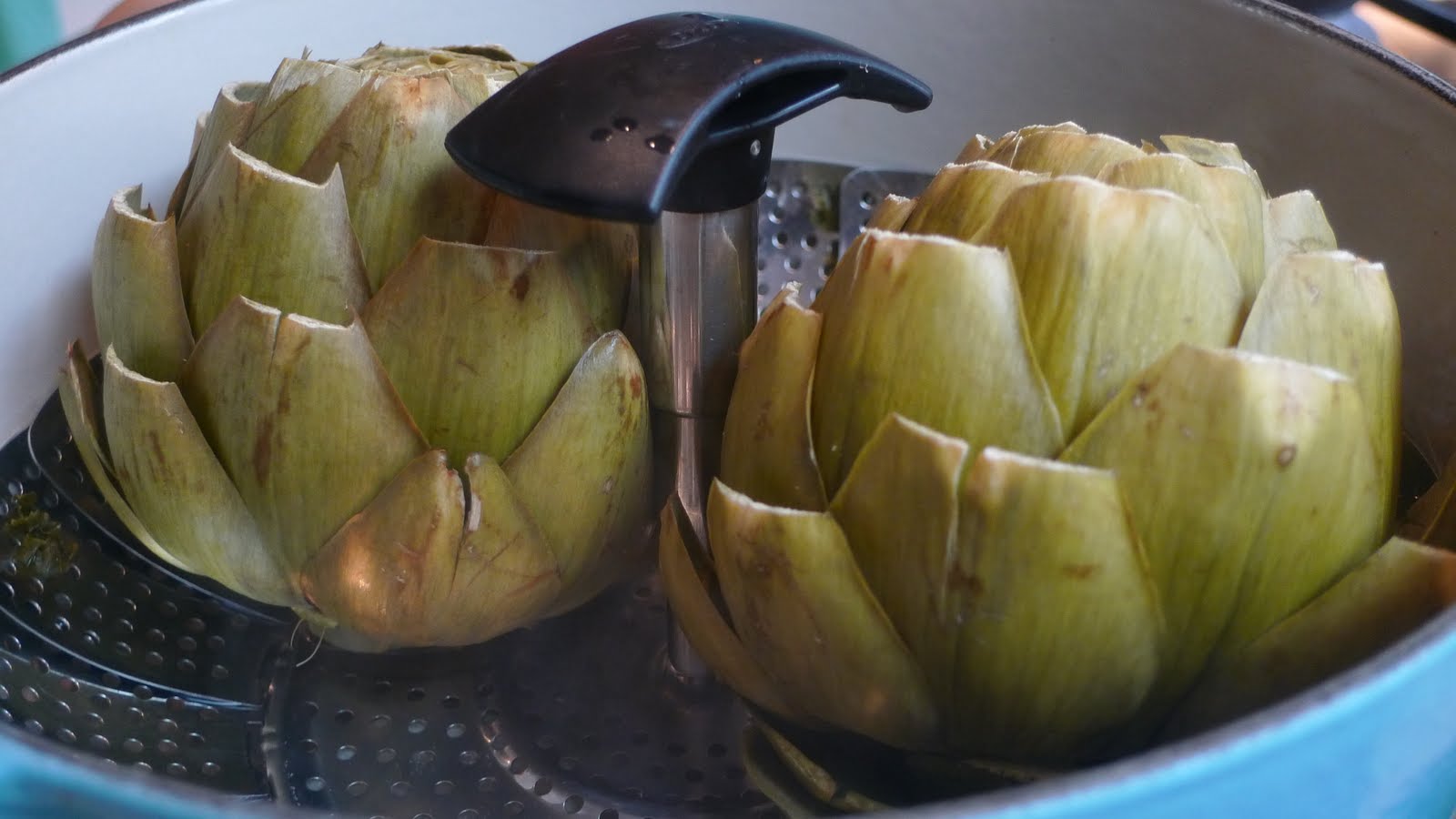 siriously delicious Stuffed Artichokes with a Dijon Dip
