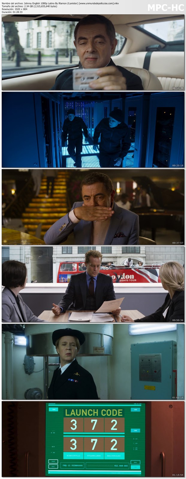 Capturas de la película.