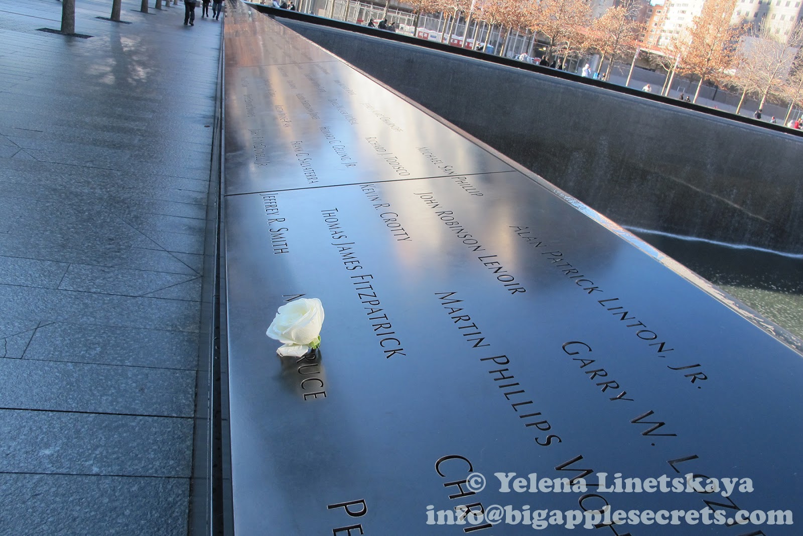 Big Apple Secrets: Reflecting Absence- September 11, 2001 memorial pools.