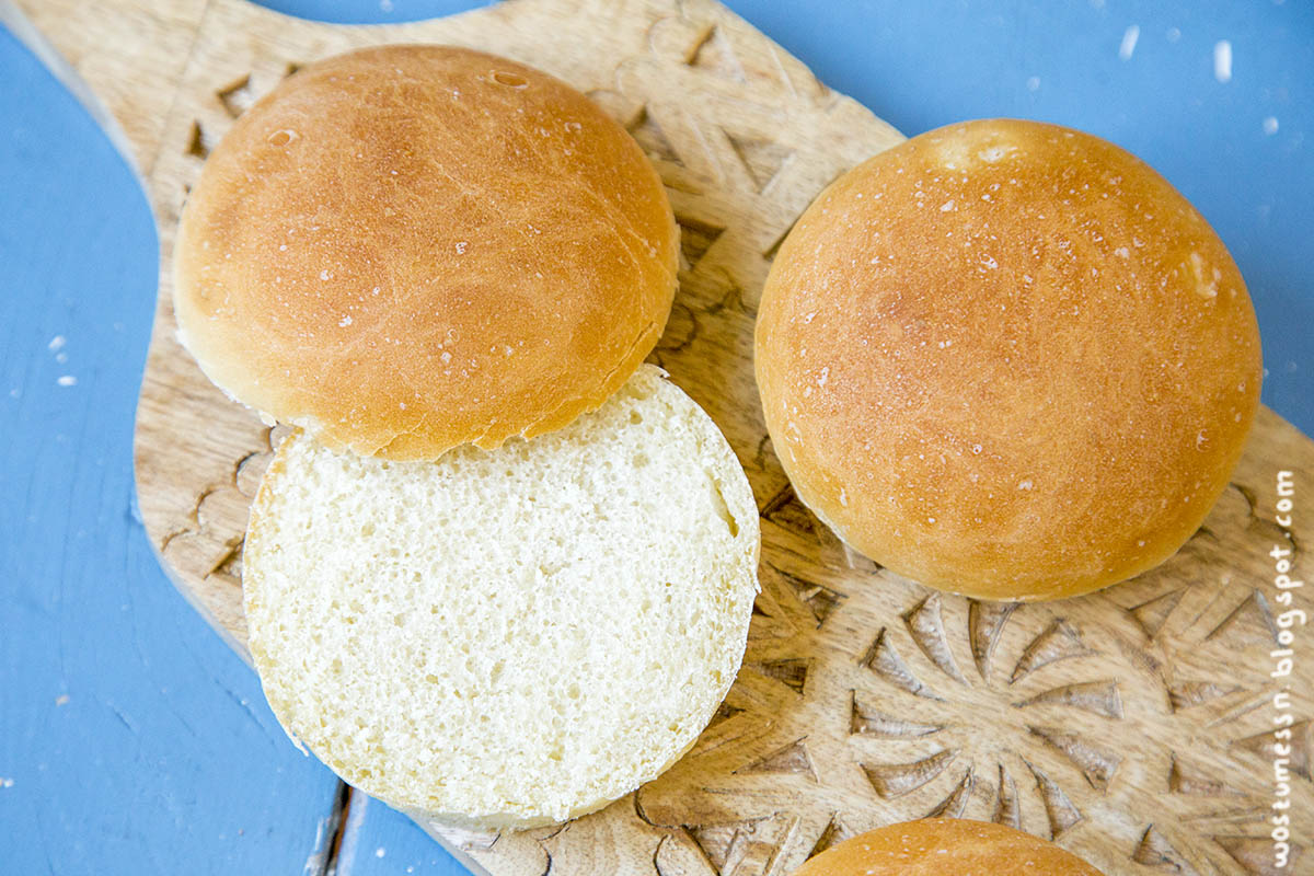 Wos zum Essn Burger Buns einfach selbst backen [vegan]