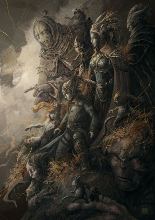 As incríveis ilustrações de fantasia e ficção científica de Patricio Clarey Patricio Clarey artstation arte ilustrações digitais surreais sombrias fantasia ficção científica quadrinhos