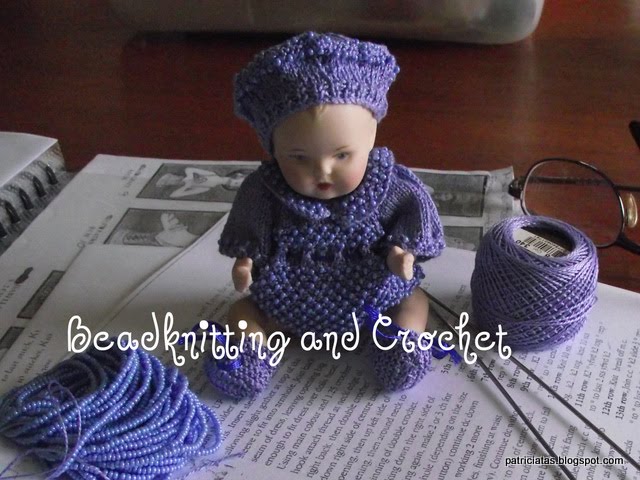 Bead knitting and crochet