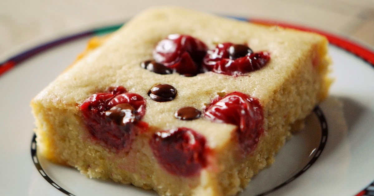 Kirsch-Bananenkuchen mit Chocolate Chips [Bananenbrownies]
