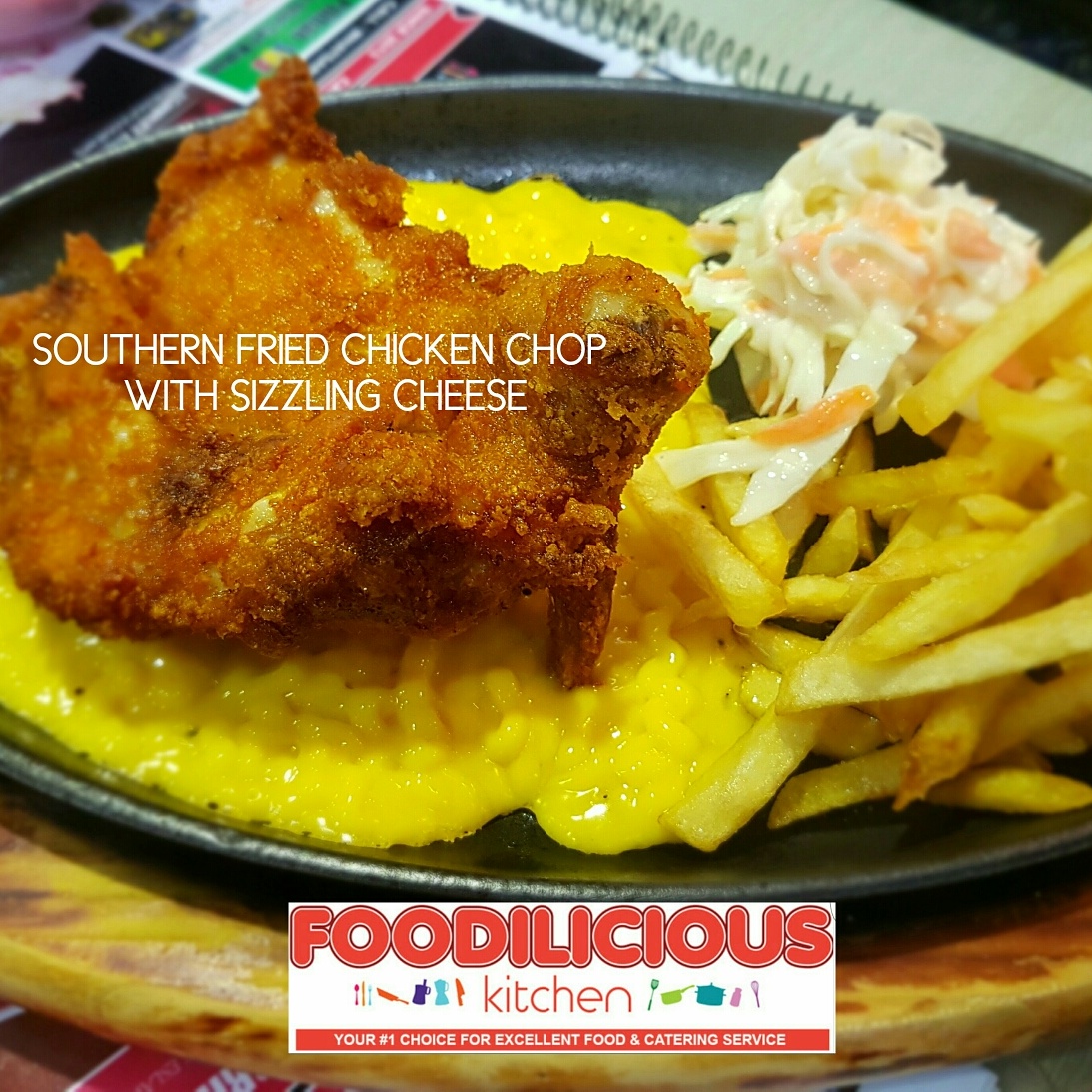 FOODILICIOUS KITCHEN SHAH ALAM SOUTHERN FRIED CHICKEN CHOP WITH