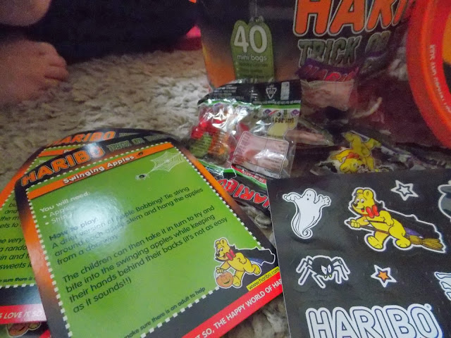 haribo halloween party game ideas and stickers invites