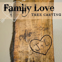 Family Love Tree Carving, Over The Apple Tree