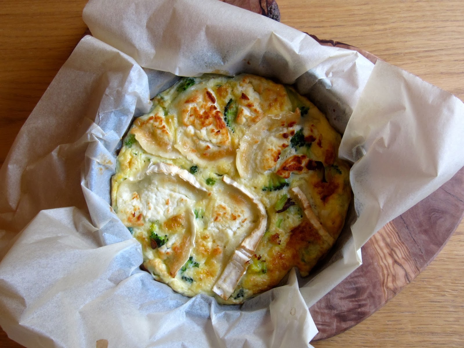 mamacook Goats cheese frittata, great for kids