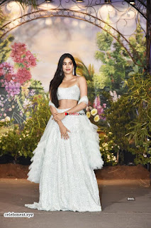Jhanvi Kapoor at Sonam Kapoor Wedding Stunning Beautiful Divas ~  Exclusive