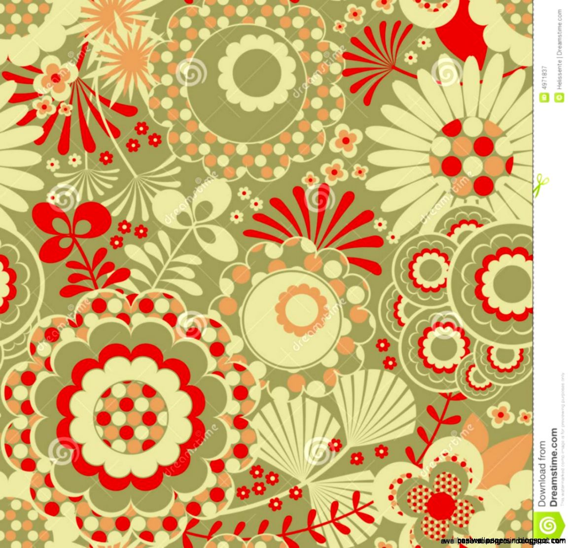 Wallpaper Pattern Fl  Wallpapers Background