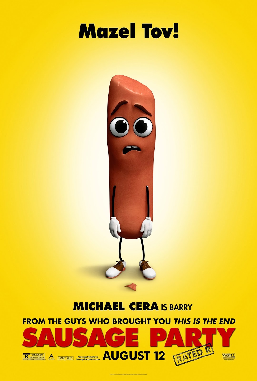 MovieFilms 8/29/2016 La Fiesta de las Salchichas , Póster , Sausage Party