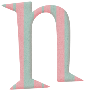 Alfabeto Hipity Hoop en Rosa y Gris. Hipity Hoop Alphabet in Grey and Pink.