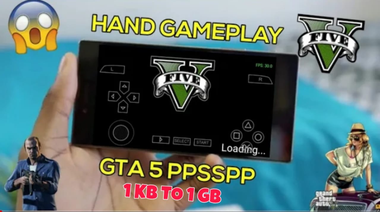 HOW TO DOWNLOAD GTA 5 PPSSPP GOLD 1 KB TO 1 GB - King Of Game