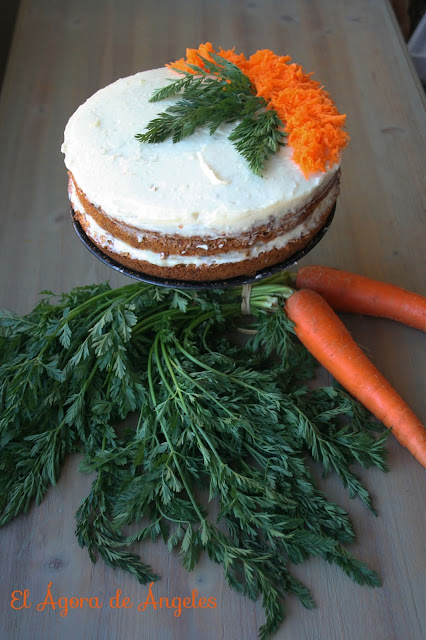 carrot cake, tarta de zanahoria