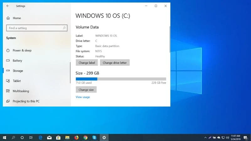 Windows Disk Management Tool is being integrated to Windows 10 Settings app, and here's an early preview