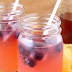 Homemade Pink Lemonade with Honey u0026 Blueberries