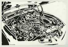 The Car Engine Invitational Drawing Show (and a flood)